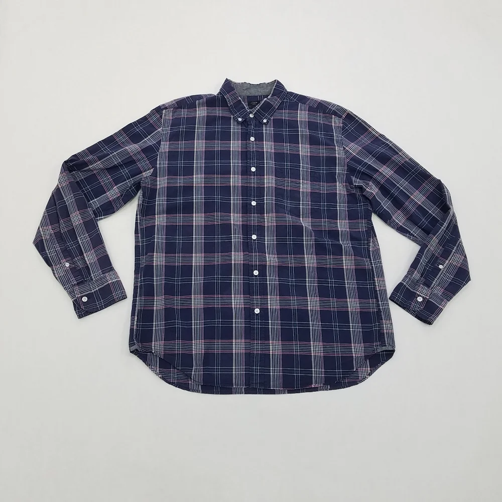 J. Crew Tartan Button Down Long Sleeve Plaid Shirt